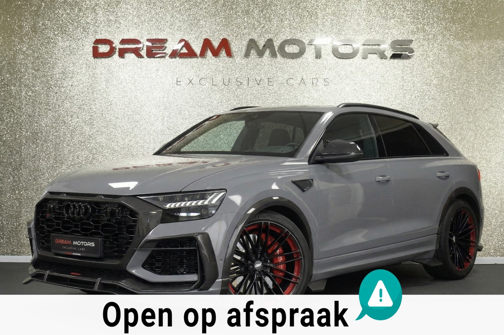 Audi RS Q8 ABT 4.0 TFSI Quattro 700pk | AKRAPOVIC | CARBON |, Auto's, Audi, Gebruikt, 600 pk, Bedrijf, Vierwielaandrijving