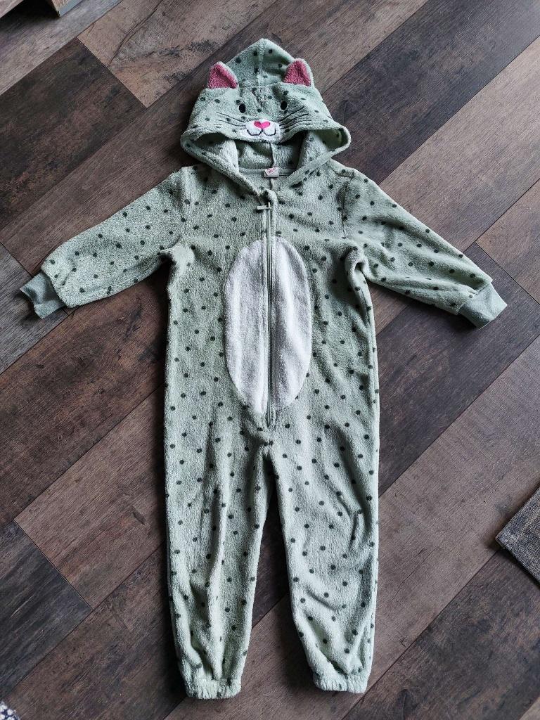 Hema Onesie Kat 98-104, Ophalen of Verzenden, Zo goed als nieuw, Jongen of Meisje, Overige typen