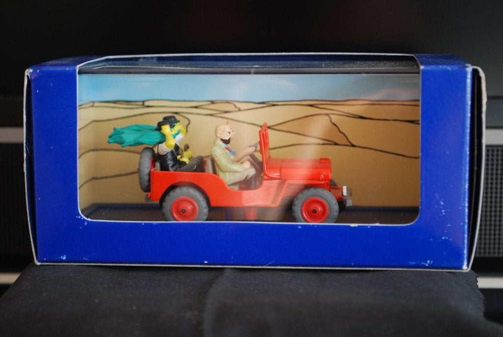 Kuifje auto No. 44 De rode jeep [Kuifje en het Zwarte Goud], Ophalen of Verzenden, Zo goed als nieuw, Auto, Overige merken