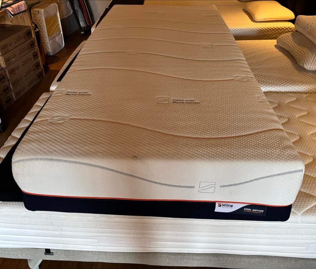 Mline Cool Motion 6 Matras - Comfort en ondersteuning, Ophalen, 90 cm, Eenpersoons, Zo goed als nieuw