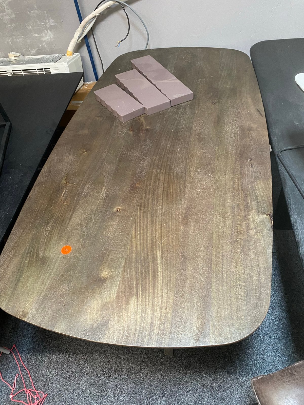 Deens Ovaal Tafelblad Massief Mangohout 200x100/240x100, Huis en Inrichting, Tafelonderdelen, Ophalen, 100 tot 150 cm, Ovaal, Overige houtsoorten