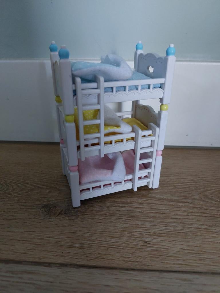 Sylvanian families 4448 drieling bed stapelbed, Ophalen of Verzenden