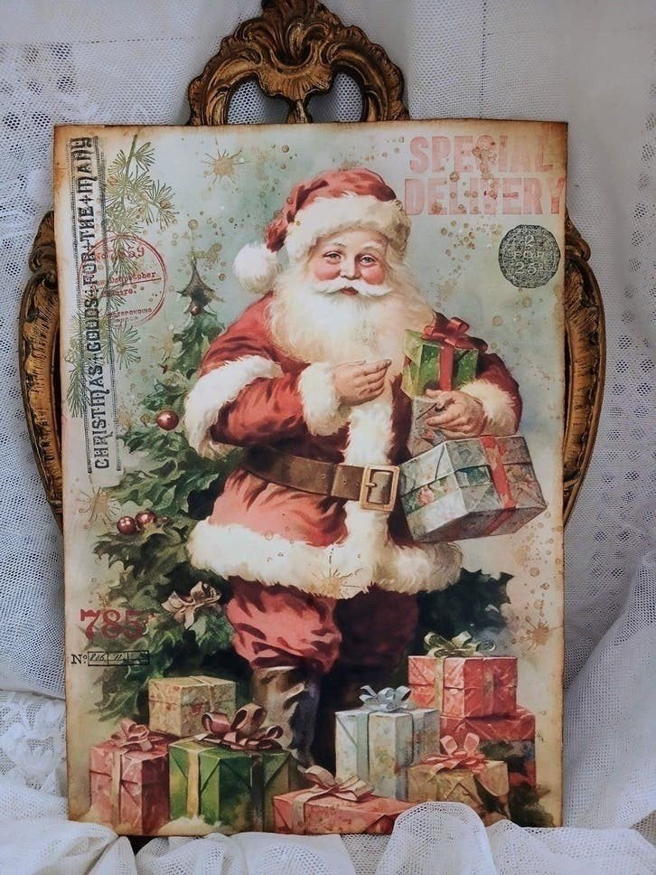 🌲Victoriaanse kerstman met kado's🌲, Diversen, Verzenden, Nieuw