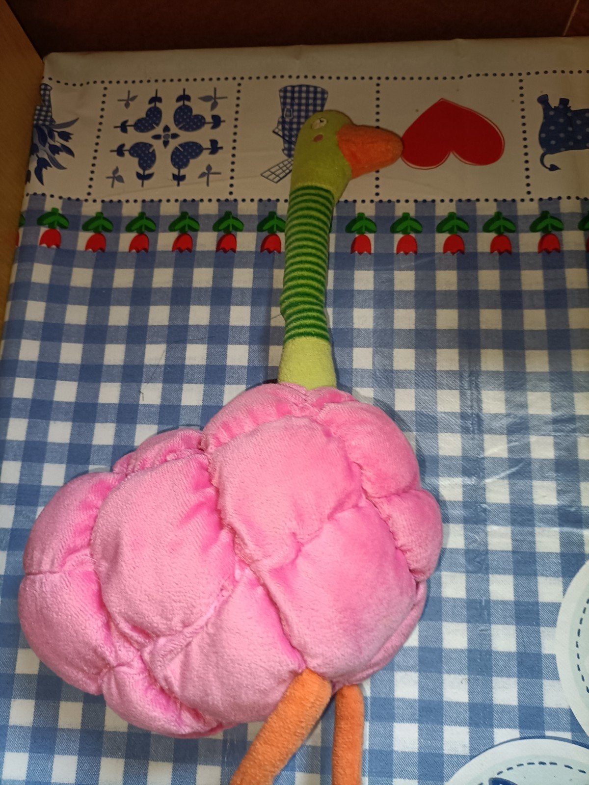Ikea roze struisvogel Barnslig struts knuffel 44 cm groot, Ophalen of Verzenden, Zo goed als nieuw, Overige typen