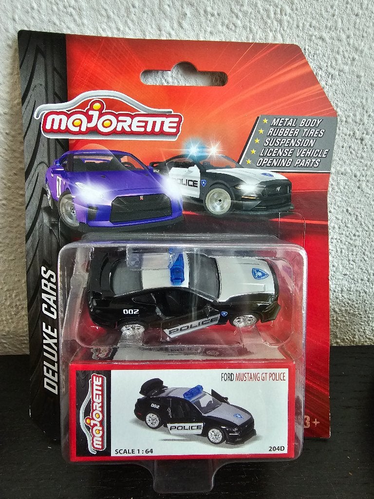 Majorette Ford Mustang GT Police Special Edition, Overige merken, Auto, Verzenden, Groter dan 1:32