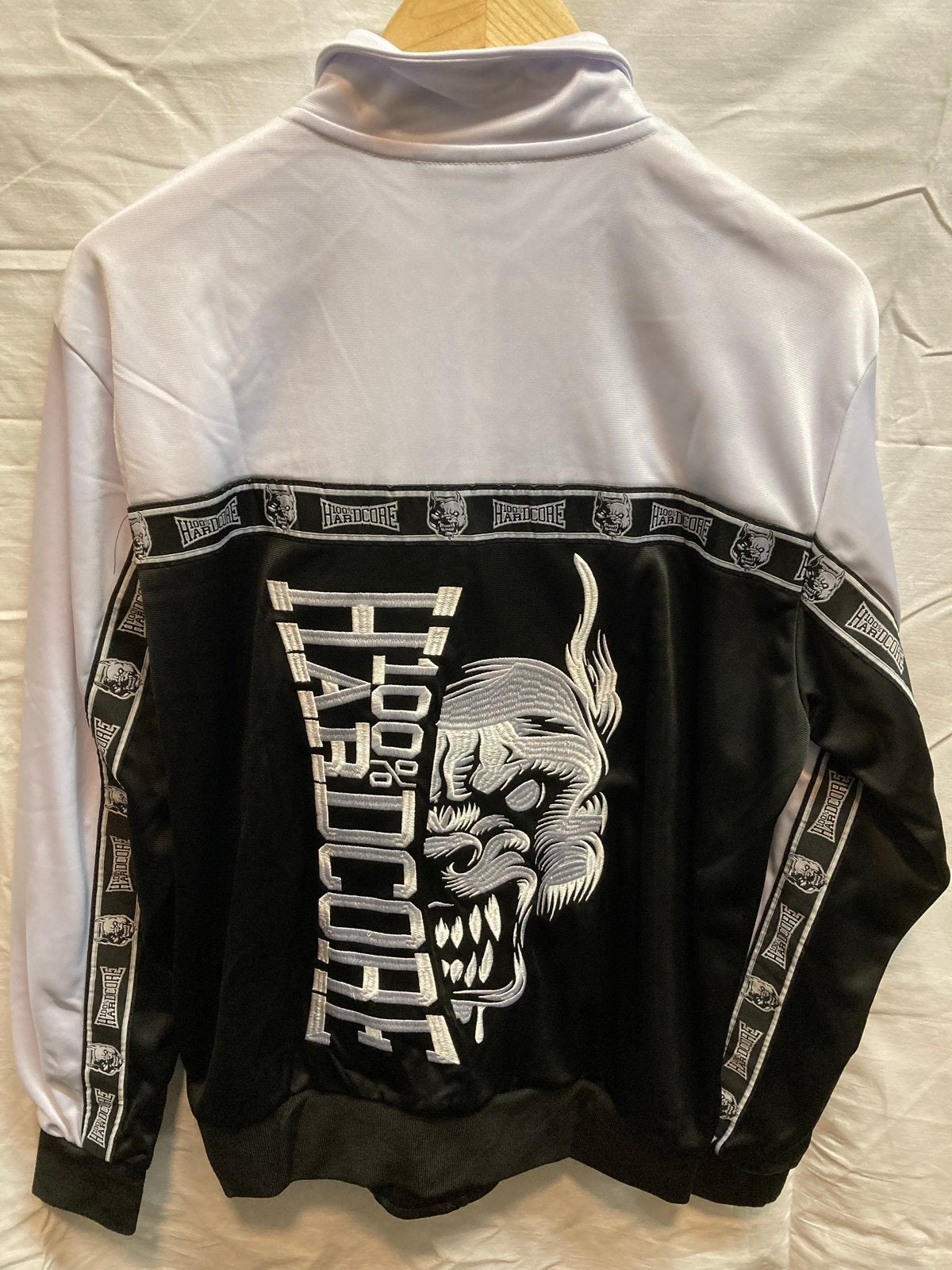 Hardcore Jasje Maat M Zwart Wit, Verzenden, Nieuw, Maat 48/50 (M), Zwart