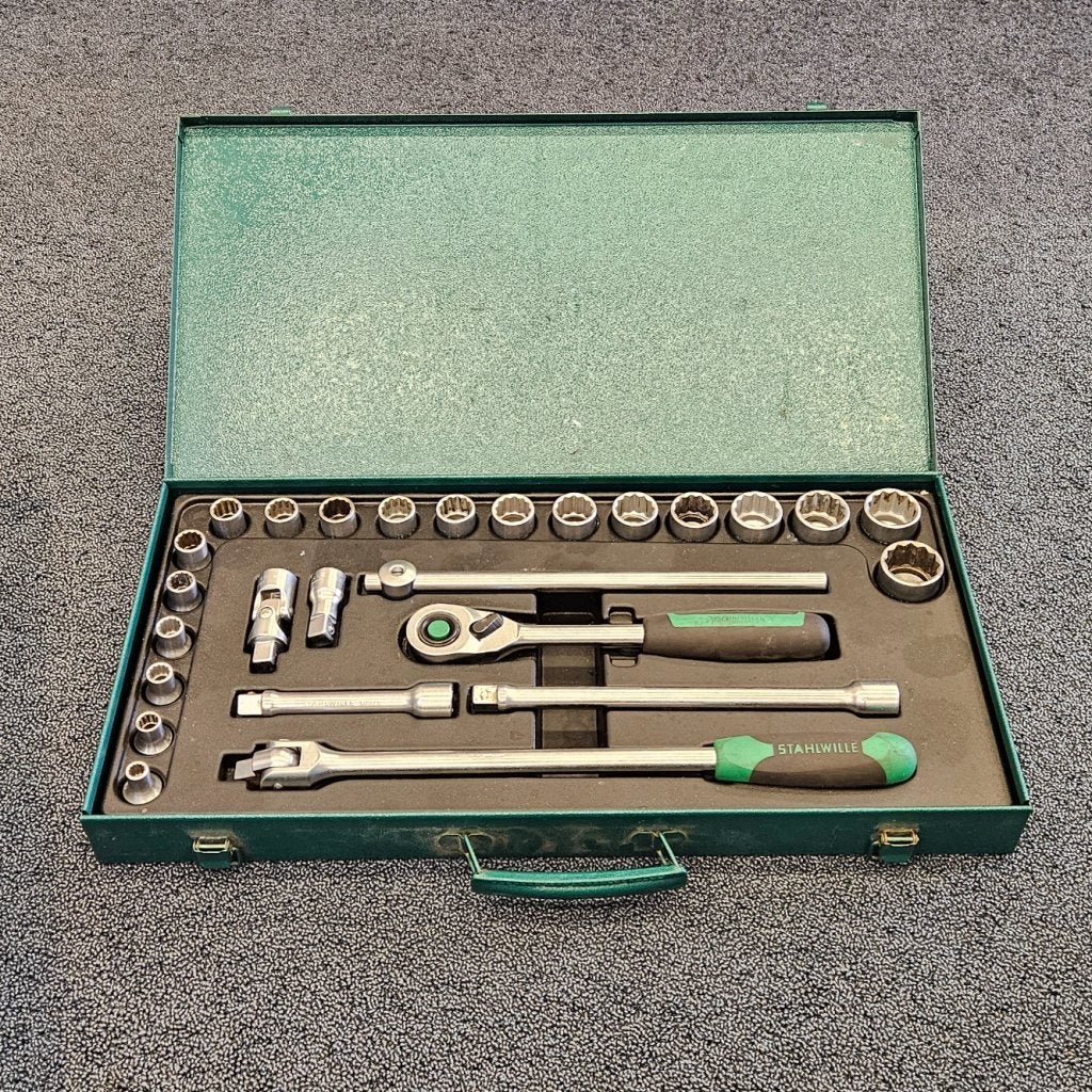 Stahlwille 50/19/7 (96030142) Doppenset 19-delig 1/2" drive, Doe-het-zelf en Verbouw, Gereedschap | Handgereedschap, Stahlwille