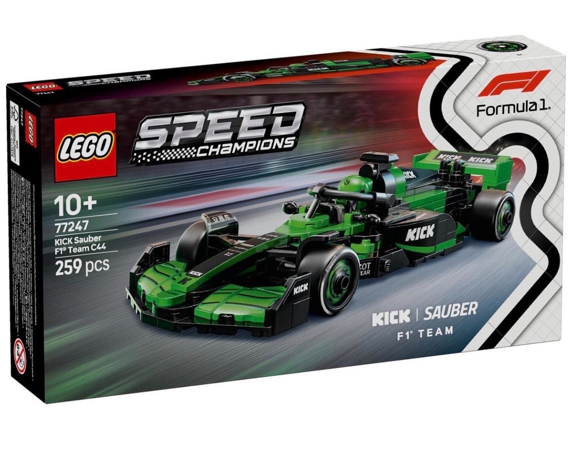 LEGO Speed Champions KICK Sauber F1 Team C44 (77247), Ophalen, Nieuw