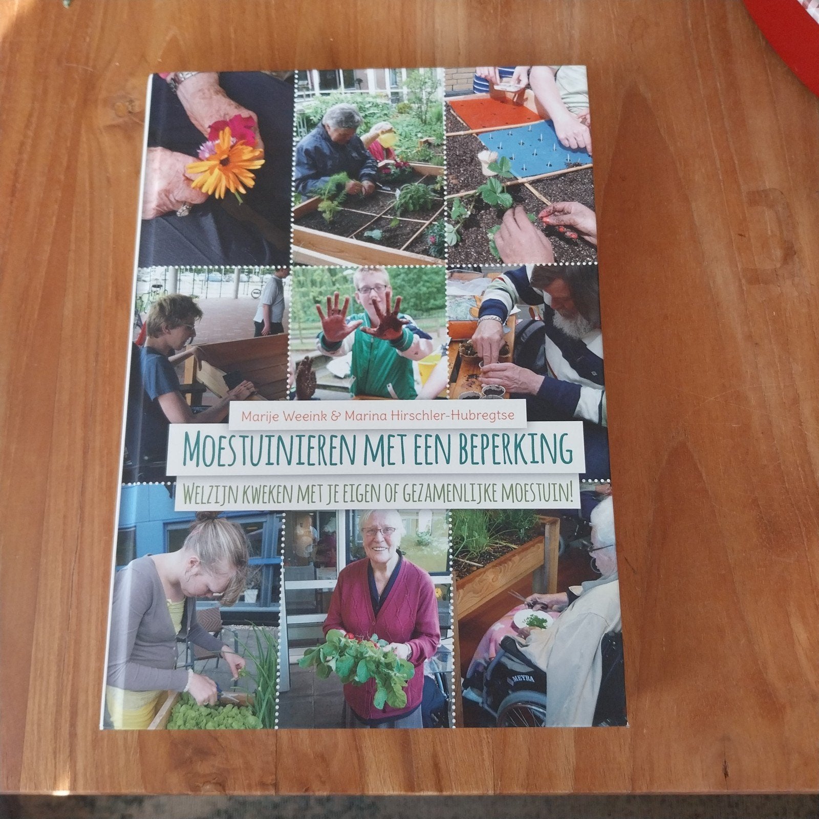 Boek 'Moestuinieren met een beperking', Ophalen of Verzenden, Zo goed als nieuw, Marije Weeink & Marina Hirschler-Hubregtse, Moestuin