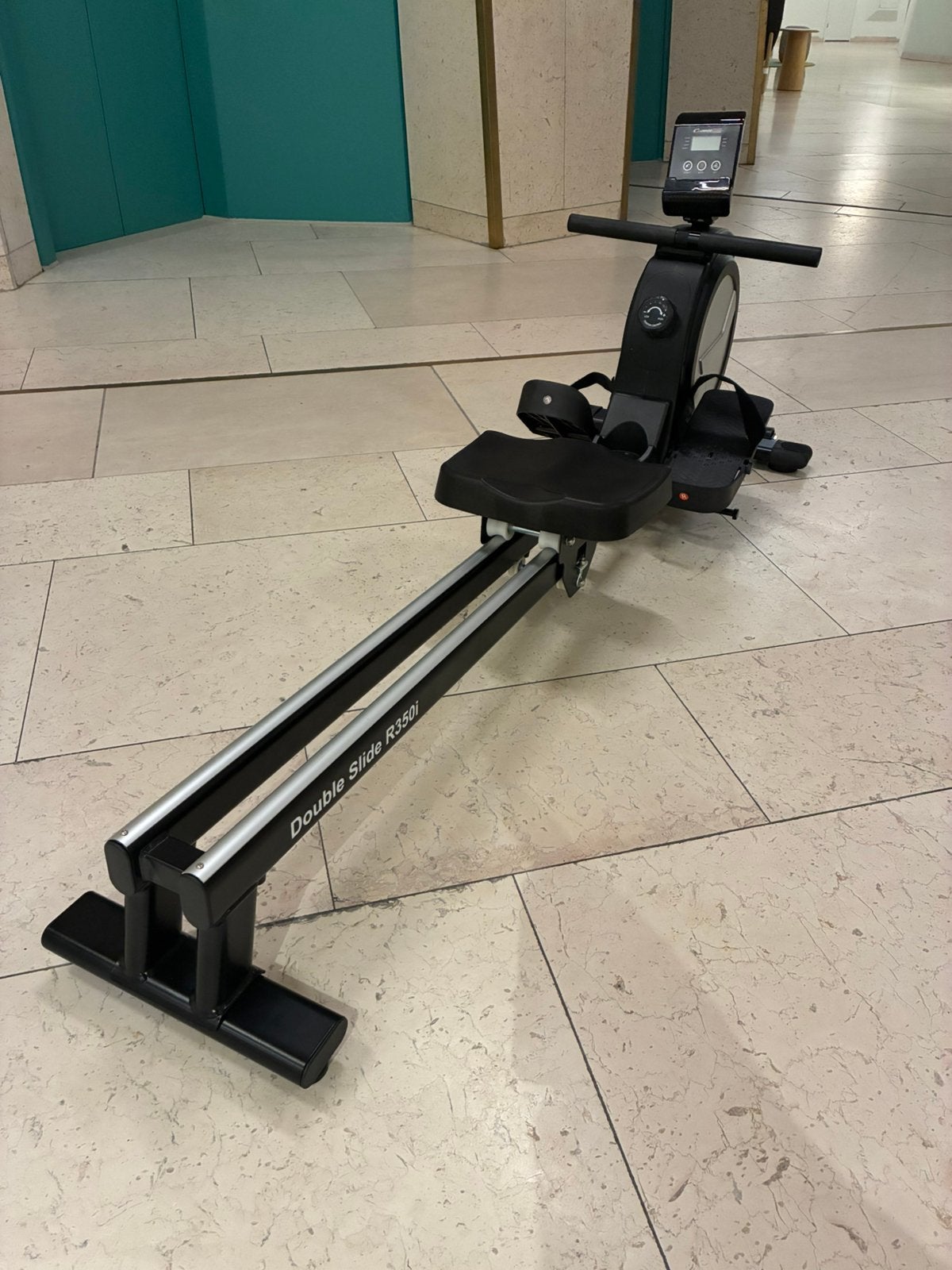 Roeimachine Cardio Gear Double Slide R350i, Ophalen, Zo goed als nieuw, Aluminium, Roeitrainer
