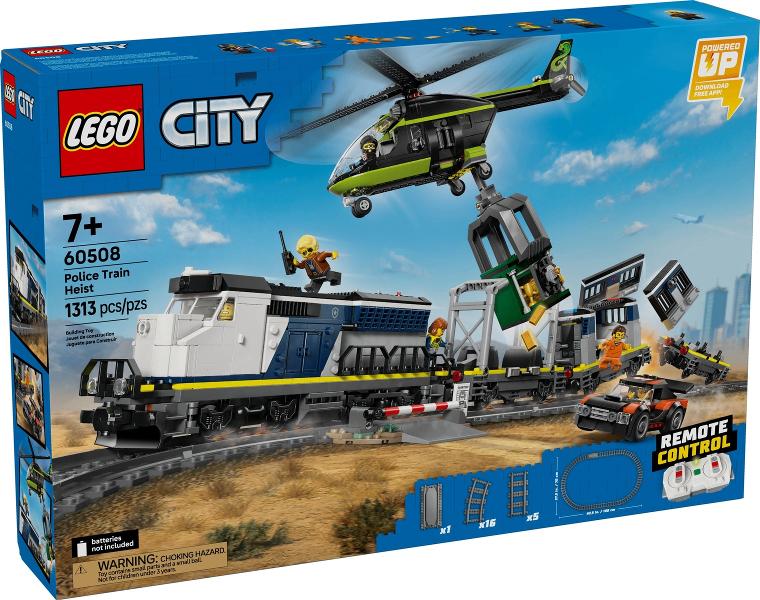Lego City set 60508 Overval op politietrein, Kinderen en Baby's, Speelgoed | Duplo en Lego, City, Lego, Nieuw, Ophalen of Verzenden