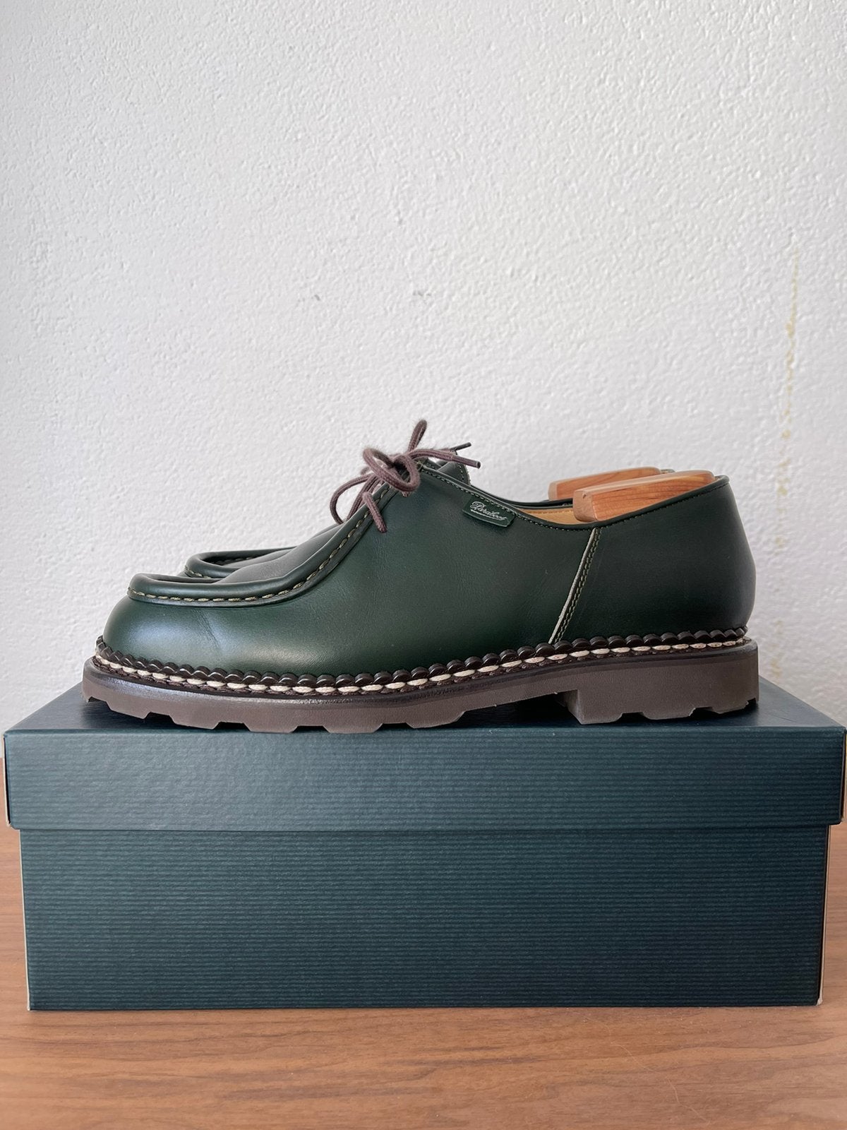 Paraboot Michael reims alden red wing red wings rrl yuketen, Kleding | Heren, Overige kleuren, Verzenden, Veterschoenen, Paraboot