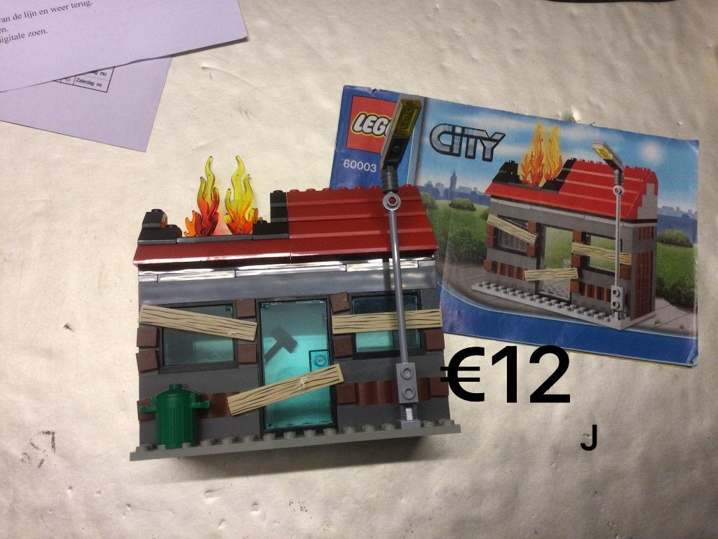 lego huisje brand brandweer politie, Ophalen of Verzenden