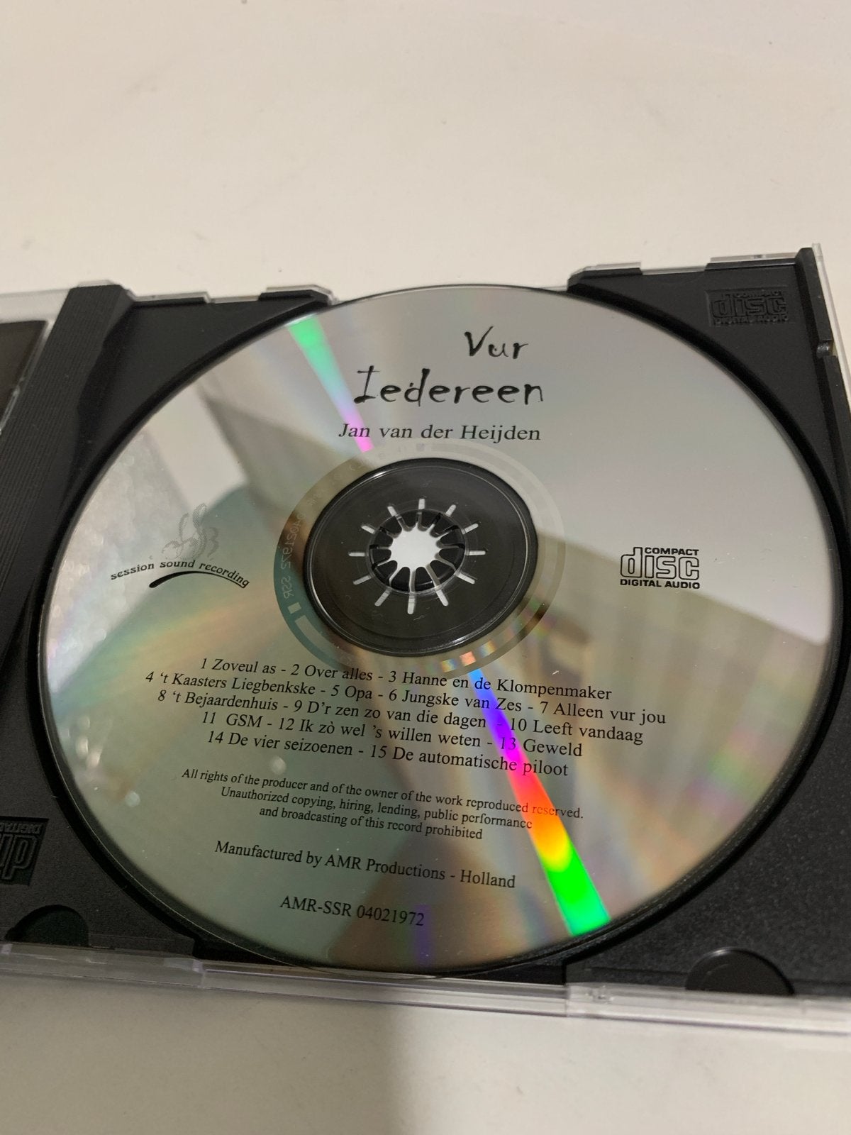 Jan van der Heijden - Vur Iedereen (Gesigneerd), Ophalen of Verzenden, Zo goed als nieuw, Streekmuziek