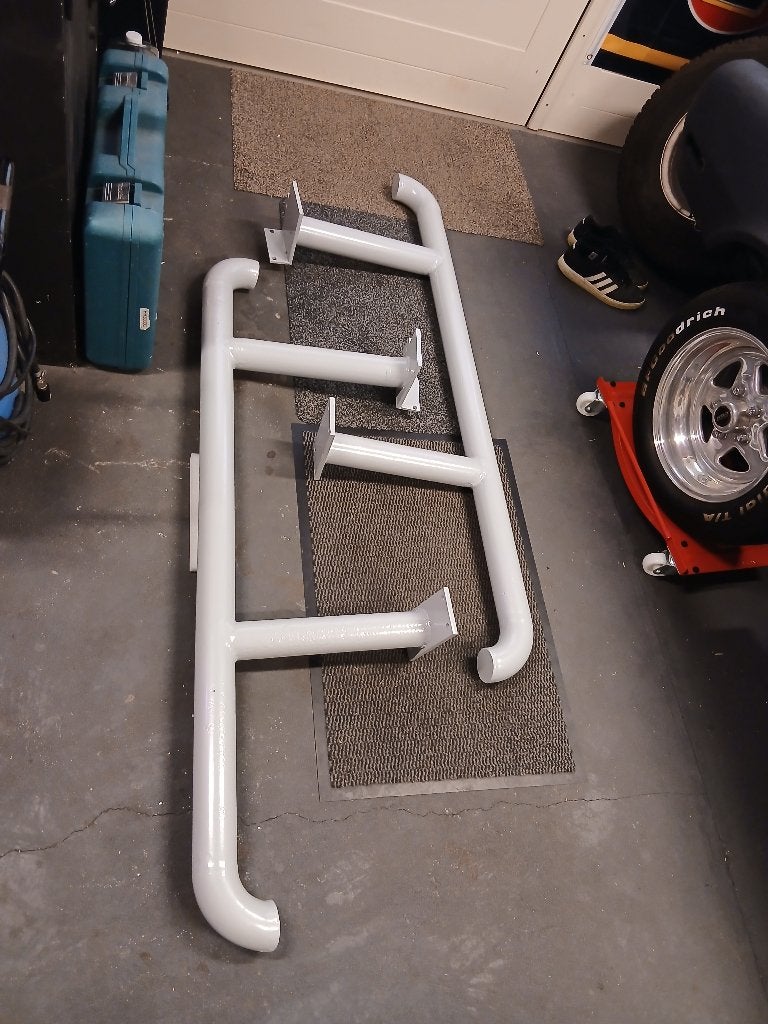 Side bars Chevrolet Blazer gestraald en gepoedercoat., Ophalen