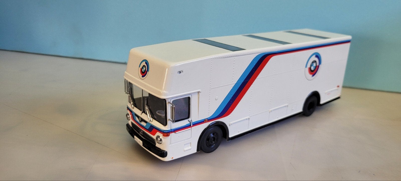 Premium Classixxs Mercedes Renntransporter BMW editie, Ophalen of Verzenden, Zo goed als nieuw, Bus of Vrachtwagen, Overige merken