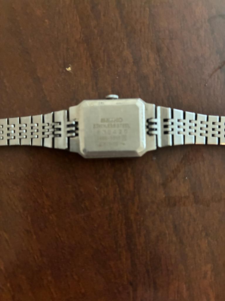 Zilveren Seiko Dames Horloge - Vintage (55 jaar oud), Gebruikt, Polshorloge, Ophalen of Verzenden, Zilver