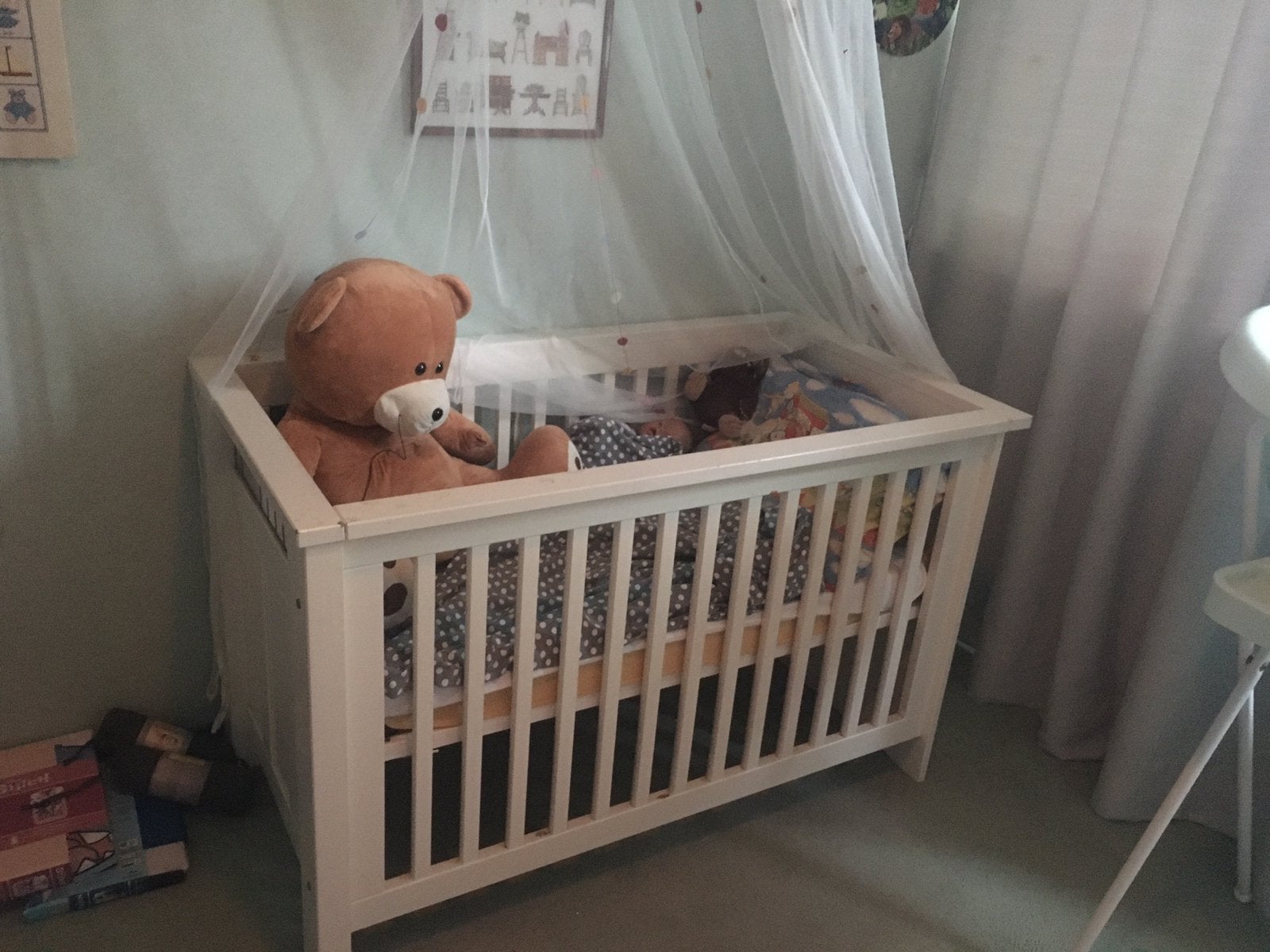 Ledikant, Kinderen en Baby's, Kinderkamer | Complete kinderkamers, Ophalen of Verzenden, Zo goed als nieuw, Jongetje of Meisje