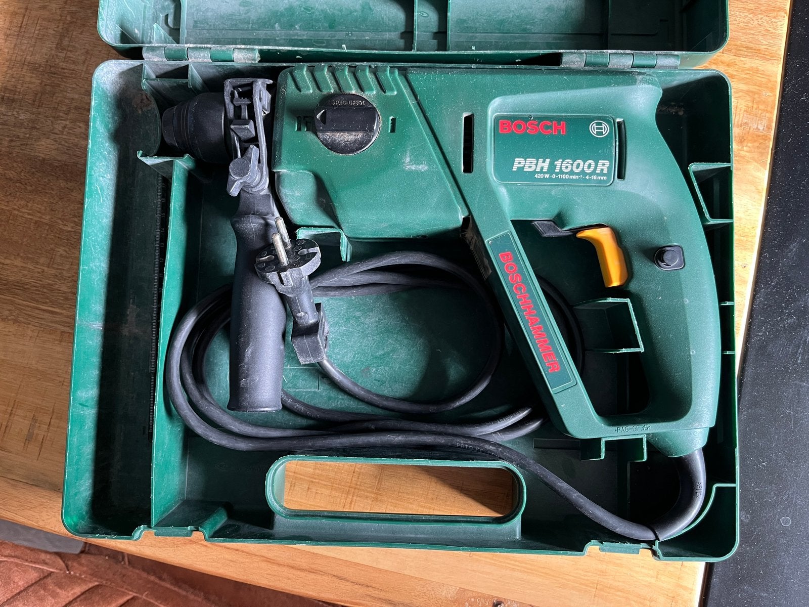 Bosch PBH 1600 R Hammer, Doe-het-zelf en Verbouw, Gereedschap | Boormachines, Gebruikt, Boor- en/of Breekhamer, Ophalen of Verzenden