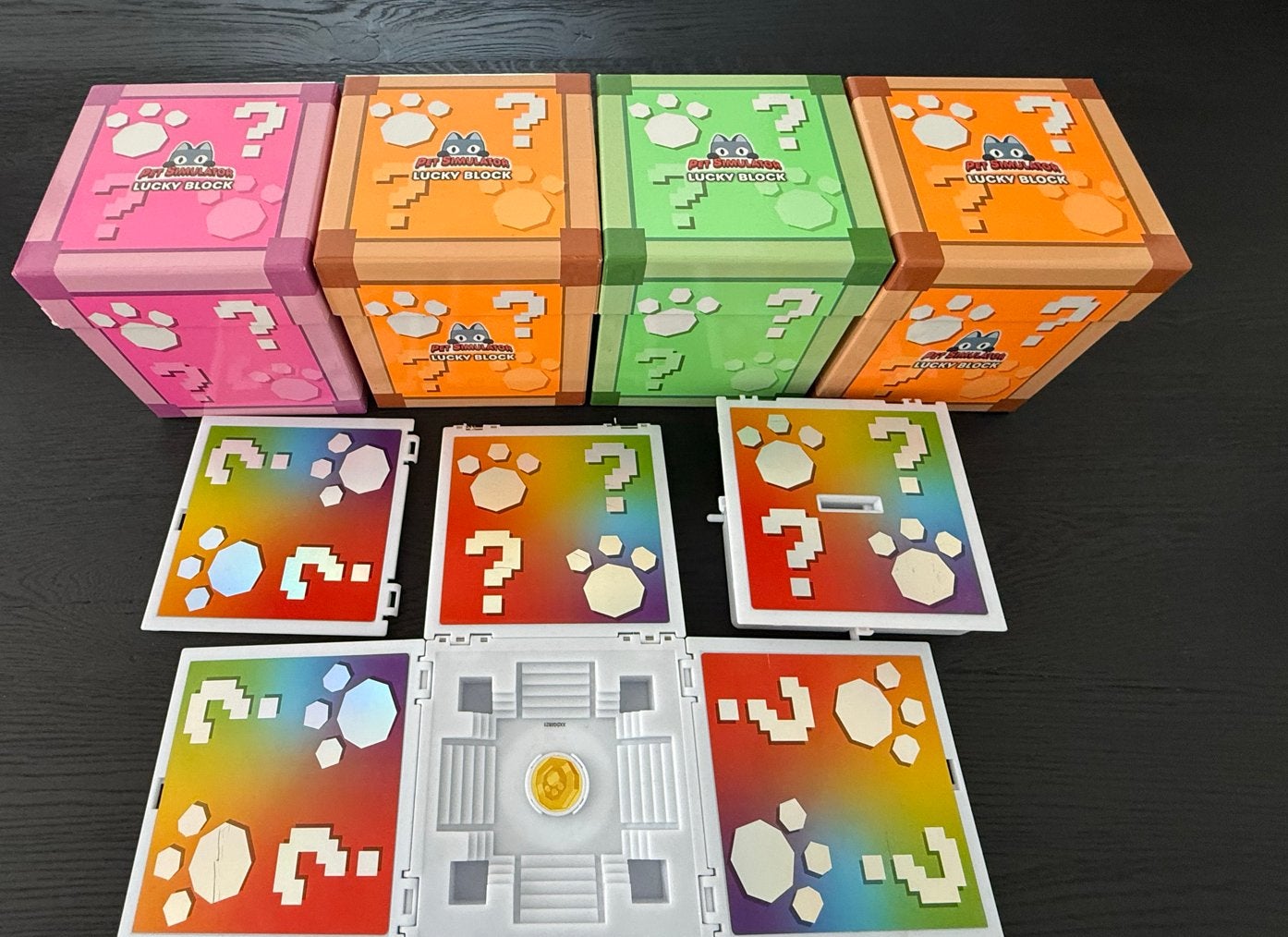 Lucky Block Pet Simulator dozen lucky block playset, Ophalen of Verzenden, Gebruikt, Jongen of Meisje