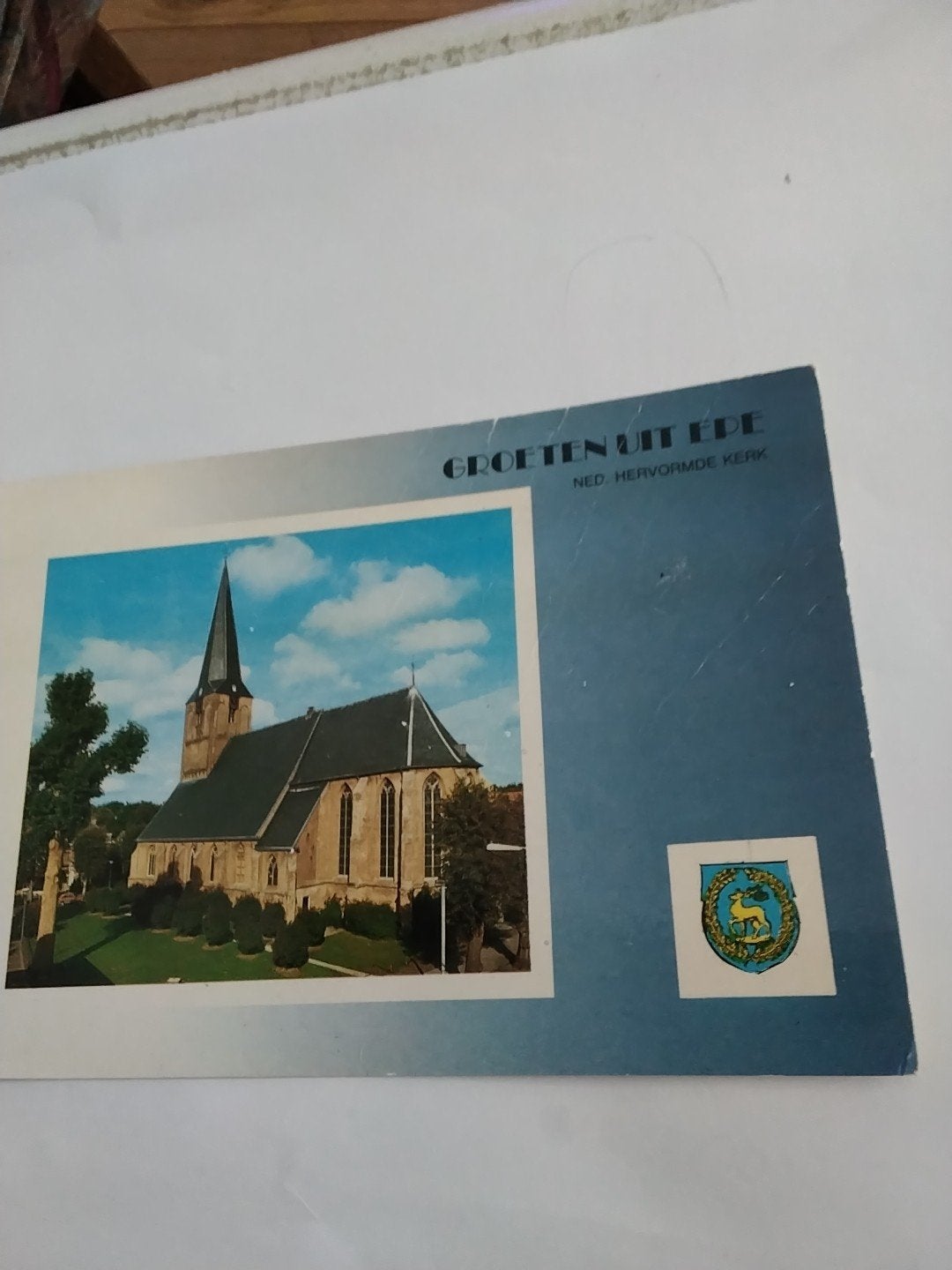 Ansichtkaart Ede - Ned. Hervormde Kerk, Verzamelen, Ansichtkaarten | Nederland, Ophalen of Verzenden, 1960 tot 1980, Ongelopen