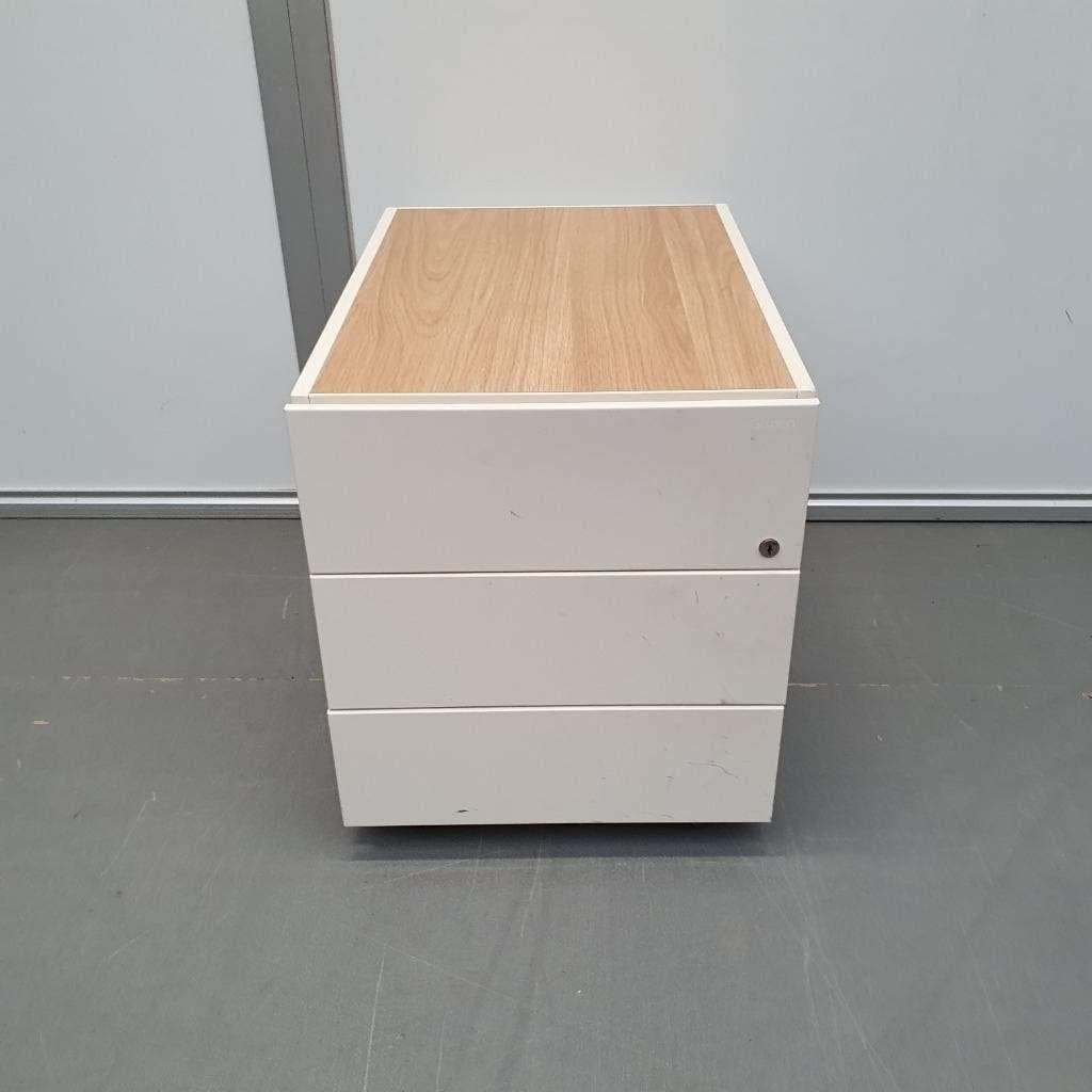 Gispen ladekast - 49x42x60 cm bureauladekast, Huis en Inrichting, Gebruikt, 5 laden of meer, Ophalen of Verzenden, Minder dan 100 cm