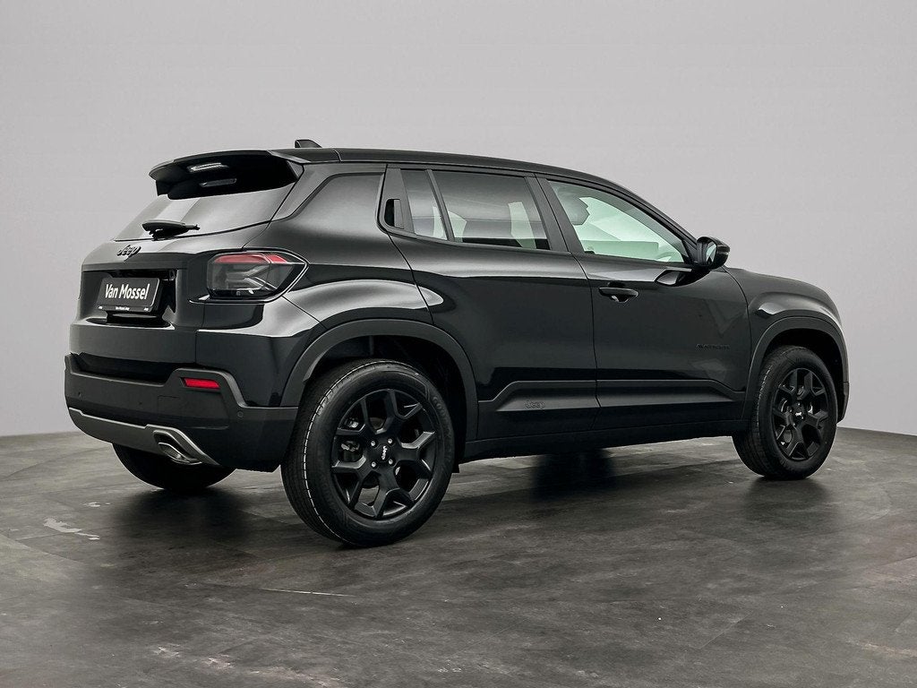 Jeep Avenger 1.2 e-Hybrid Black Edition | DEMONSTRATIEMODEL, Auto's, 12 maanden, Euro 6, 1199 cc, Zwart