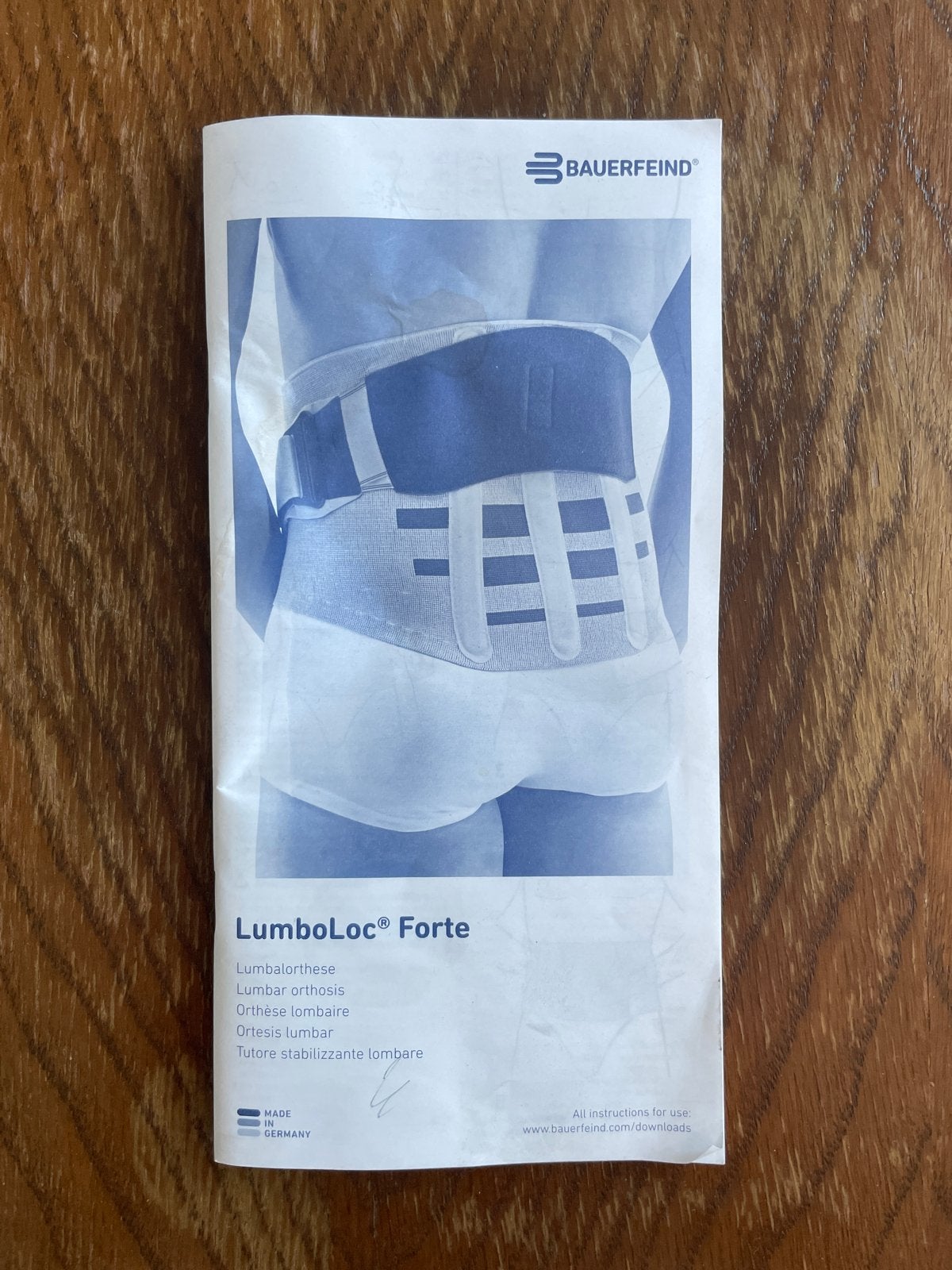 LumboLoc Forte rugbrace maat 2, Ophalen of Verzenden