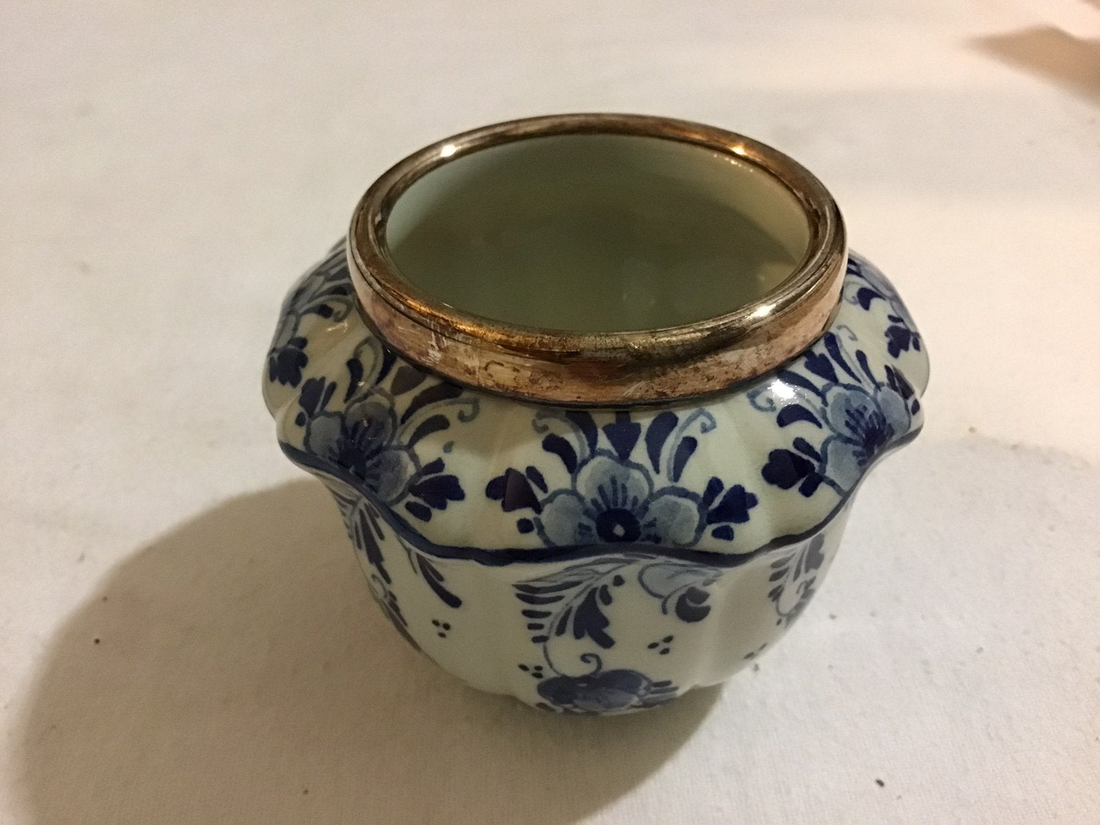 Antiek Delfts Blauw lepelvaasje, Antiek en Kunst, Antiek | Vazen, Ophalen of Verzenden