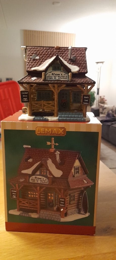 lemax kersthuis Ron's Fish n takle, Ophalen, Gebruikt
