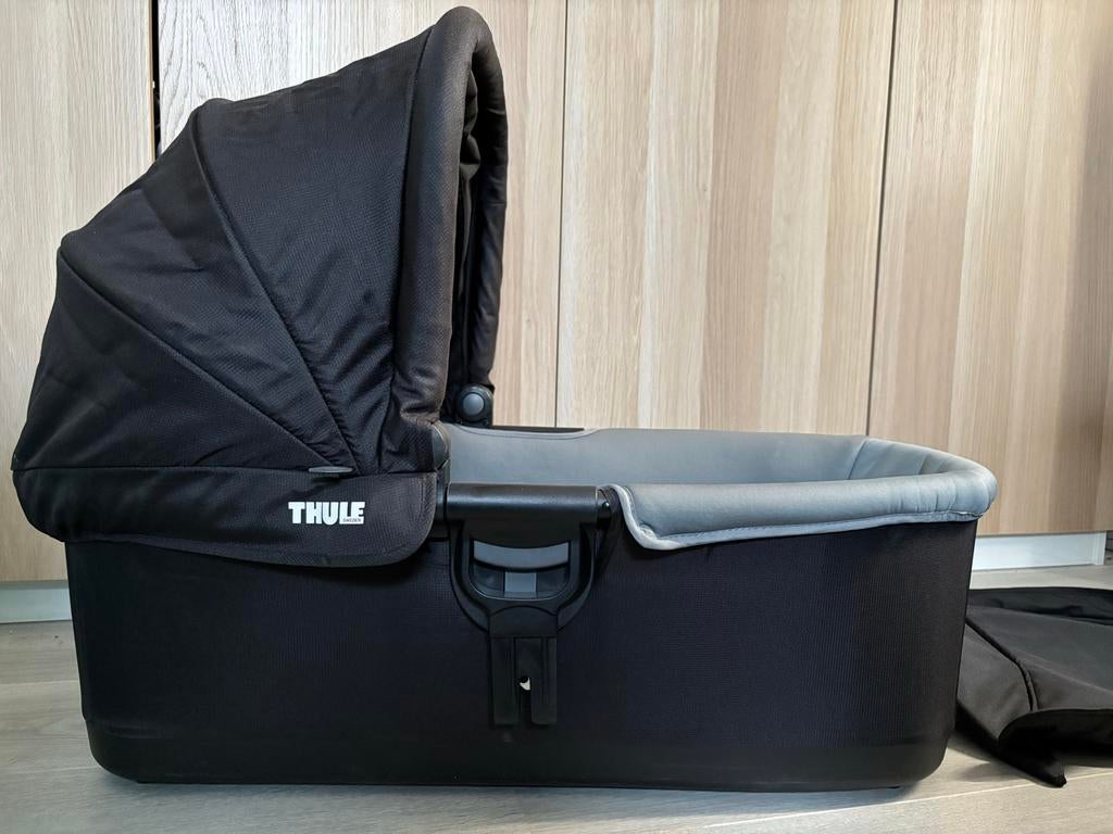 Thule Urban Glide 2 Reiswieg Zwart met Adapters en Hor, Overige merken, Ophalen of Verzenden, Zo goed als nieuw, Combiwagen