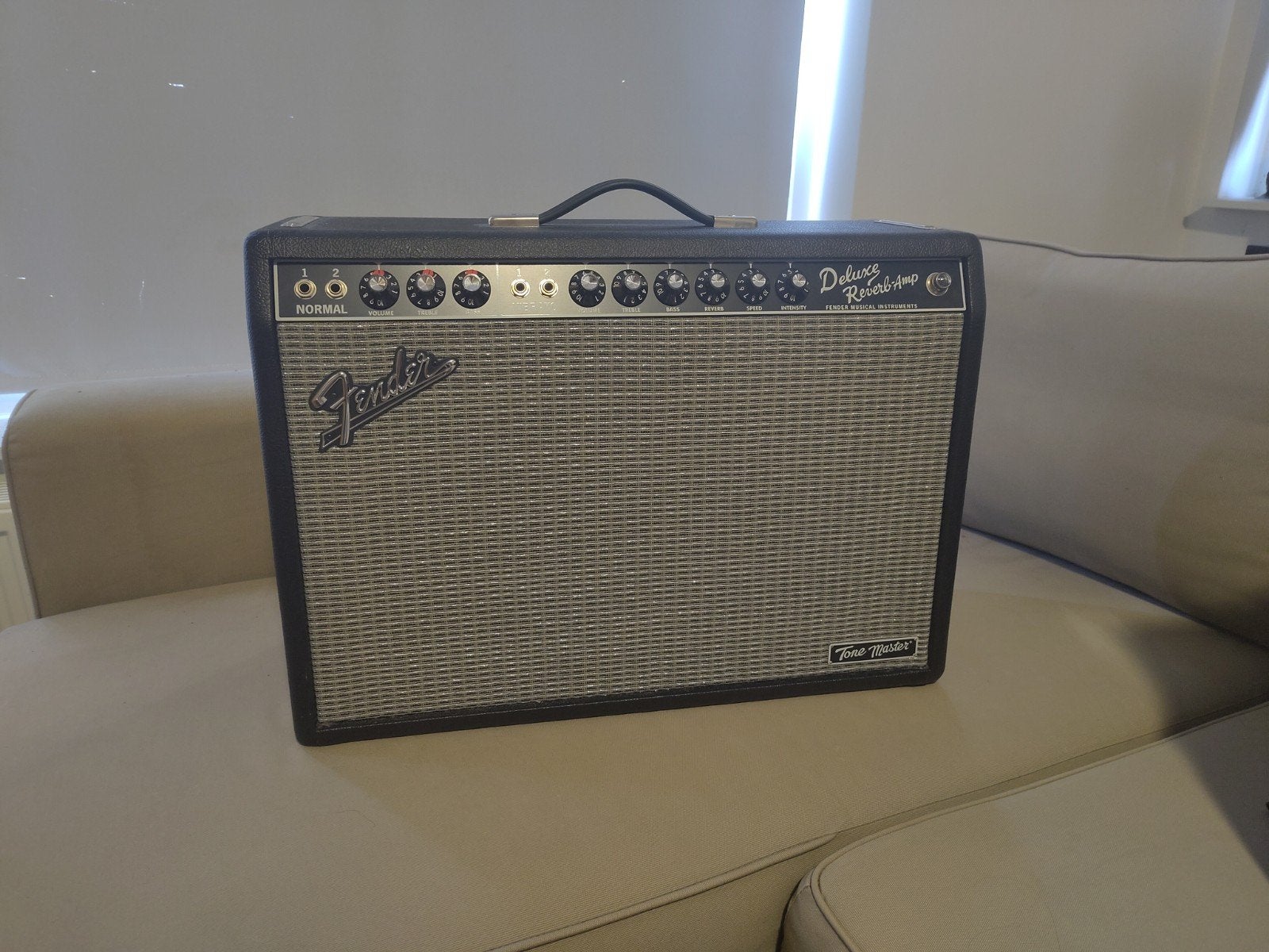 Fender Tonemaster Deluxe Reverb gitaarversterker, Muziek en Instrumenten, Ophalen of Verzenden, Zo goed als nieuw, Gitaar, Minder dan 50 watt