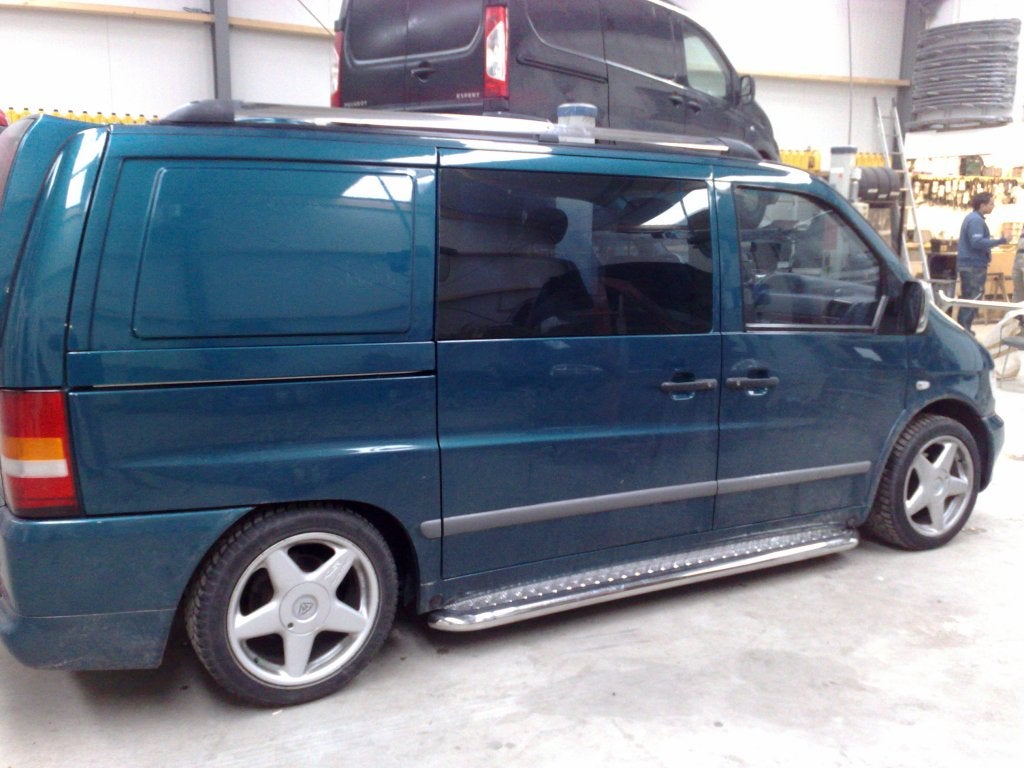 AANBIEDING Vito W638 Sidebars aluminium Traanplaat, Auto diversen, Tuning en Styling, Niet ingevuld, Niet ingevuld, Niet ingevuld