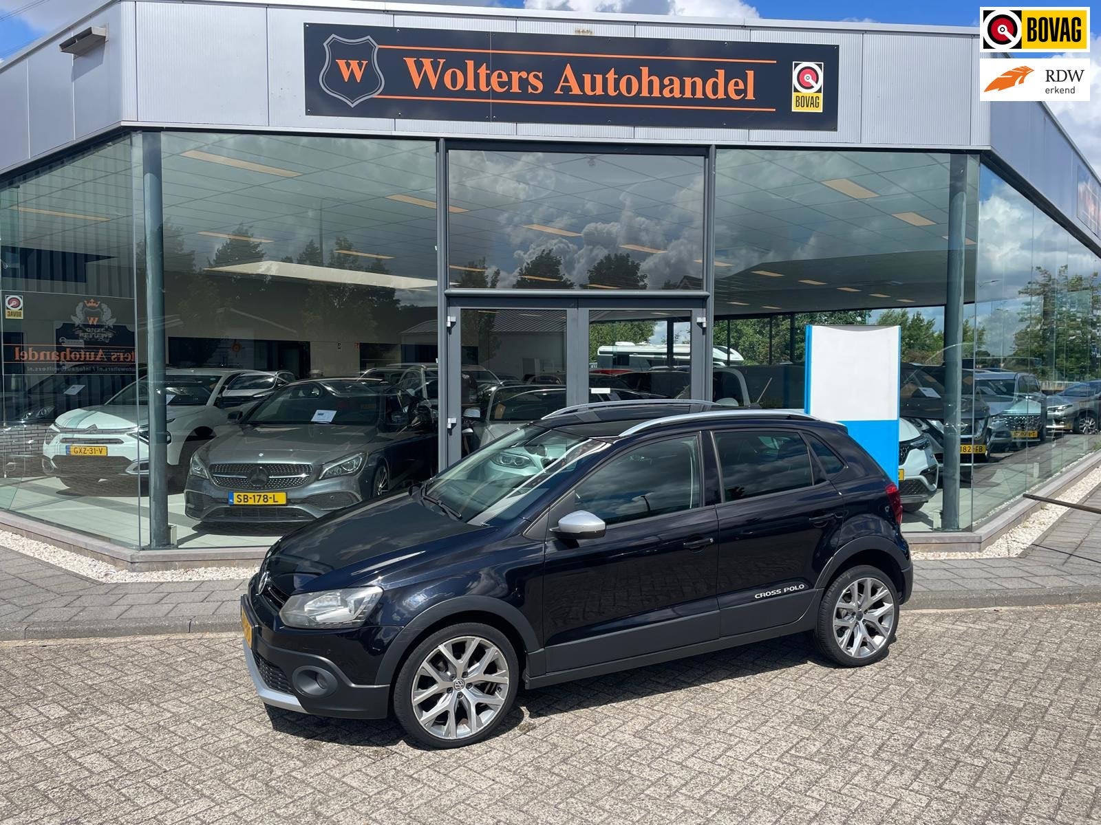 Volkswagen Polo 1.2 TSI Cross, Stof, 4 cilinders, Zwart, Origineel Nederlands