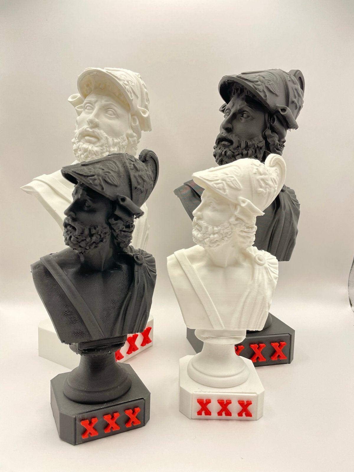 Ajax Grieks Borstbeeld, Antiek en Kunst, Kunst | Beelden en Houtsnijwerken, Buste, Kunststof, Ophalen of Verzenden, 20 - 50 cm