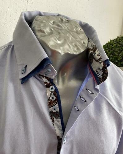 Arya Boy overhemd maat S [vm], Kleding | Heren, Ophalen of Verzenden, Zo goed als nieuw, Blauw, Halswijdte 38 (S) of kleiner