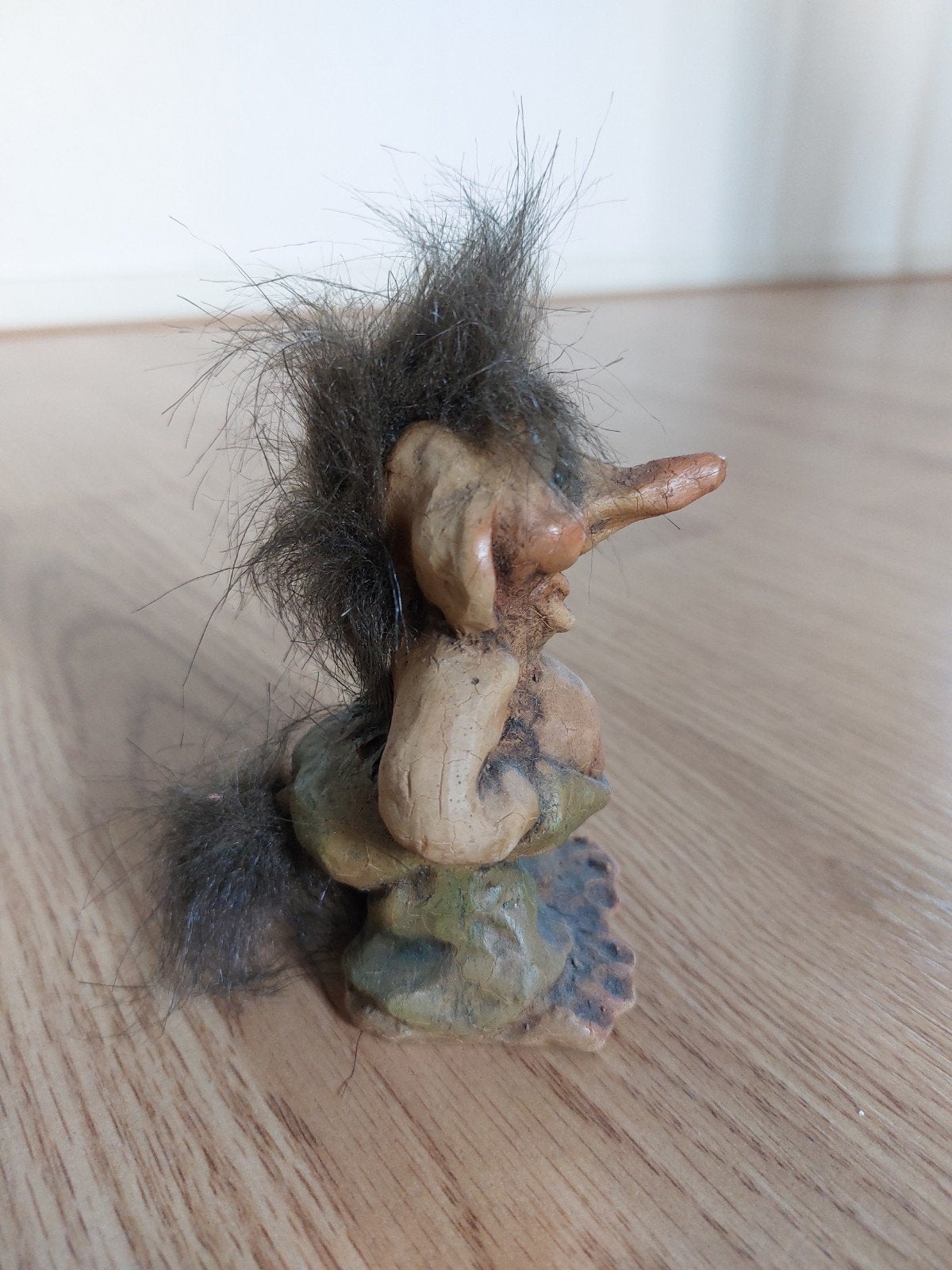 Originele handgeschilderde Nyform trol uit Noorwegen, 11 cm, Verzenden