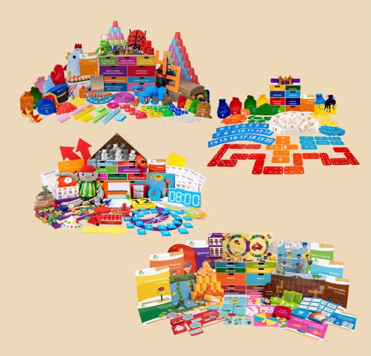 Totaalset Rekenmaterialen & Spellen Groep 1&2