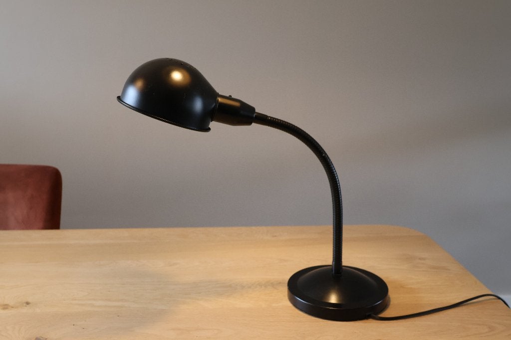 IKEA FORMAT A0301 bureaulamp zwart, Bureaulamp, Gebruikt, Inclusief lichtbron, Zwart