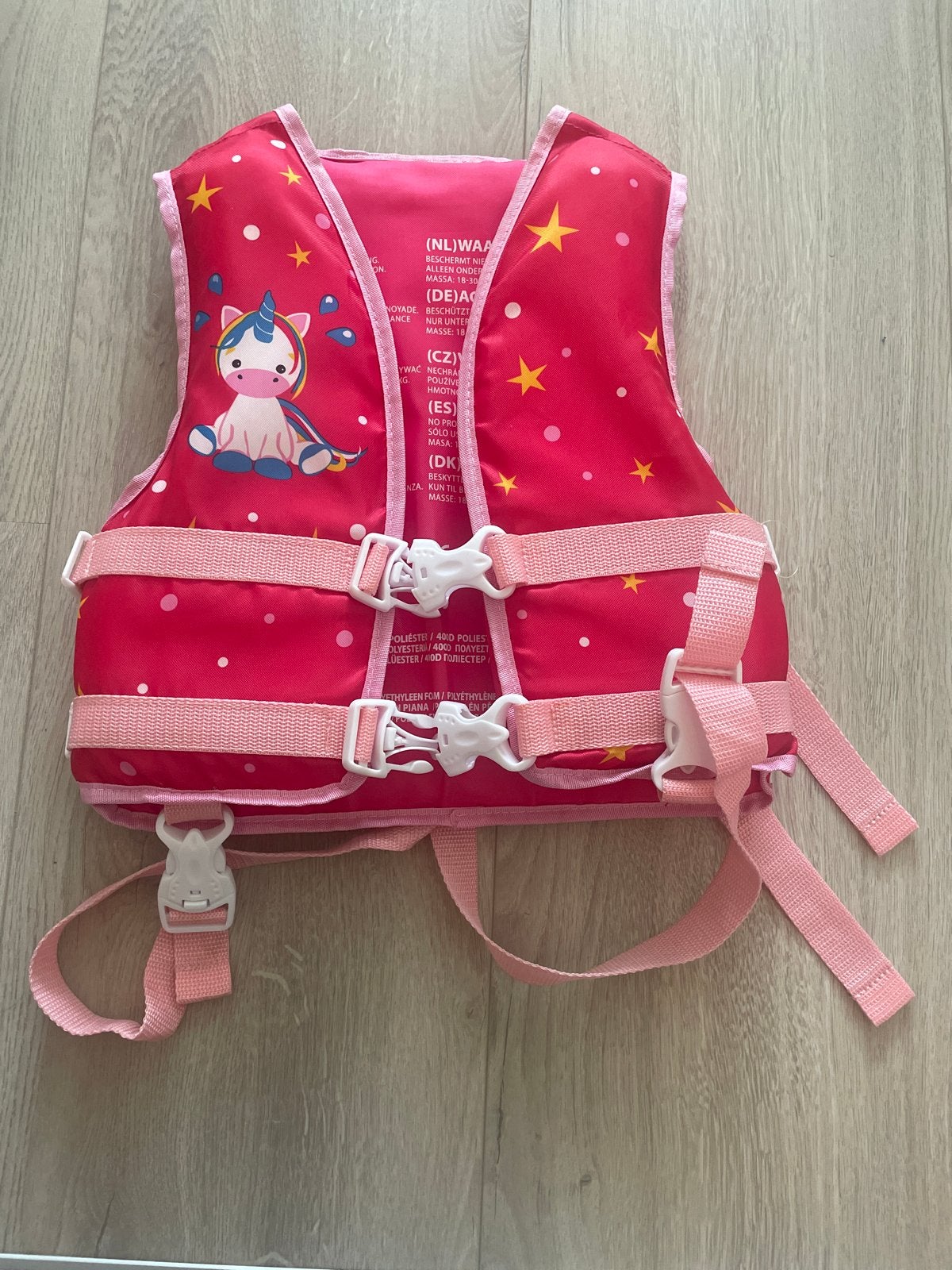 Zwemvest voor kinderen - Eenhoorn design (18-30 kg), Ophalen, Gebruikt