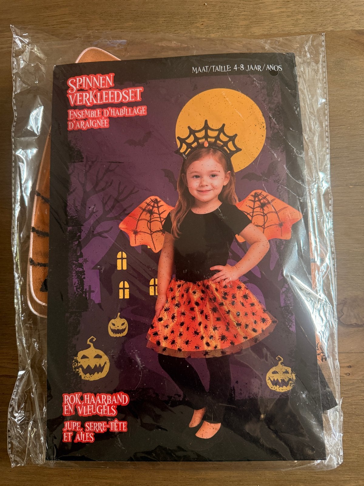 Spinnen Verkleedset Halloween - Maat 4-8 Jaar, Ophalen of Verzenden, Nieuw, 104 of kleiner, Jongen of Meisje