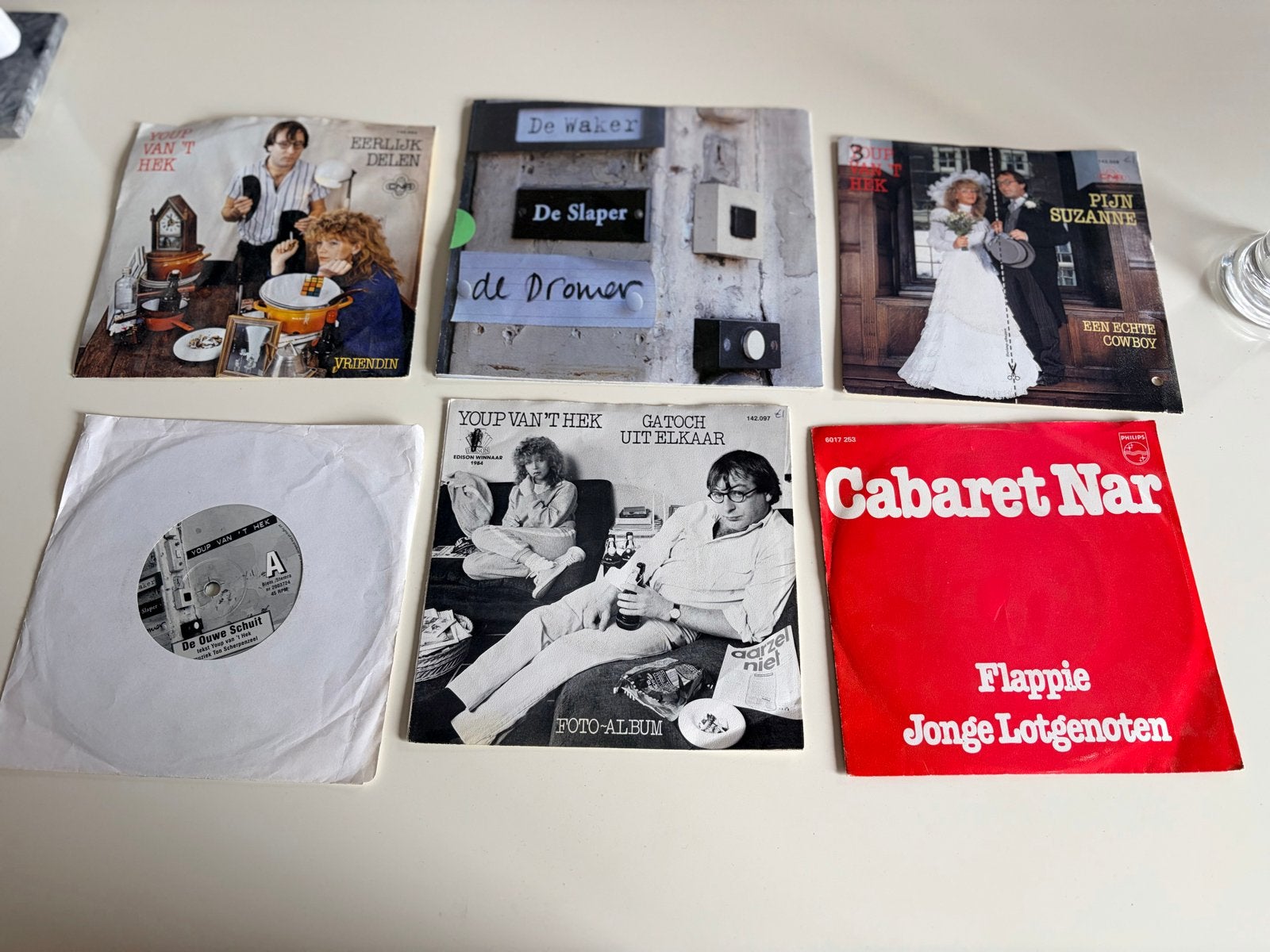 Diverse 7 inch vinyl singles - Pop, Cabaret, Nederlandstalig, Gebruikt, 7 inch, Ophalen of Verzenden, Pop