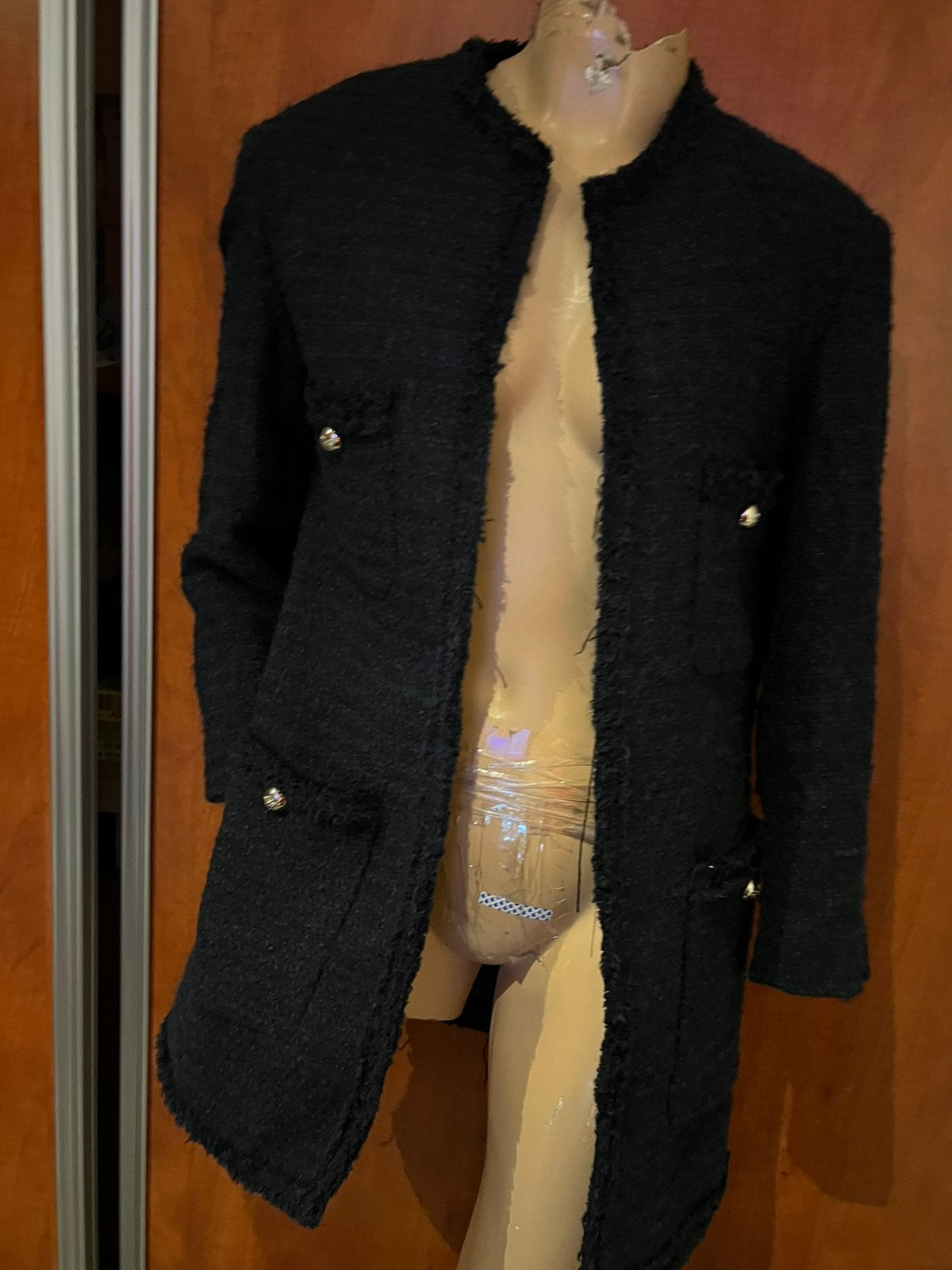 MNG jas tweed maat xs Origineel zgan, Blauw, Zara, G, Ophalen of Verzenden
