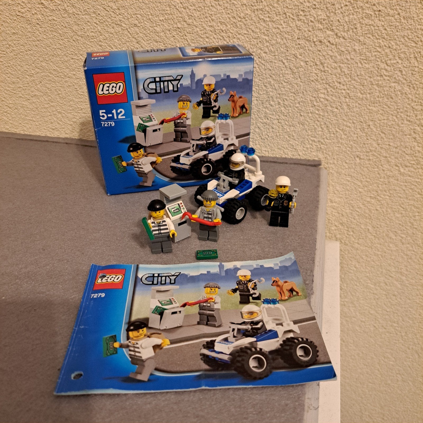 Lego City 7279 Politie Minifiguur.
Hondje mist., Ophalen of Verzenden, Zo goed als nieuw, Lego