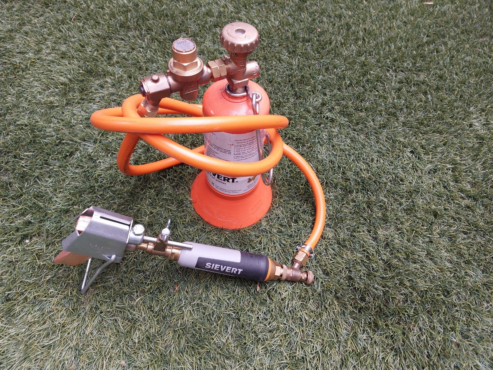 Sievert soldeerbrander met extra zware soldeerbout voor zink, Doe-het-zelf en Verbouw, Gereedschap | Lasapparaten, Ophalen of Verzenden