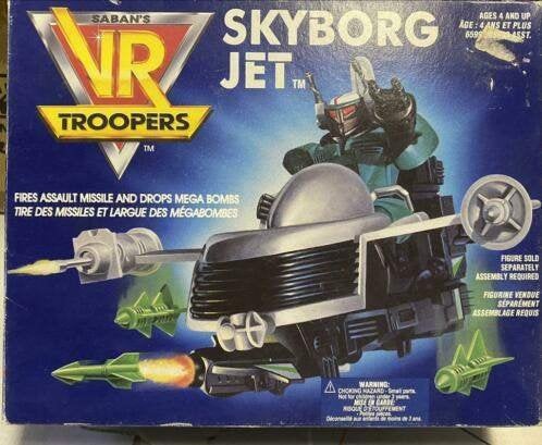 Power rangers / VR troopers — Skyborg Jet, Ophalen of Verzenden, Zo goed als nieuw