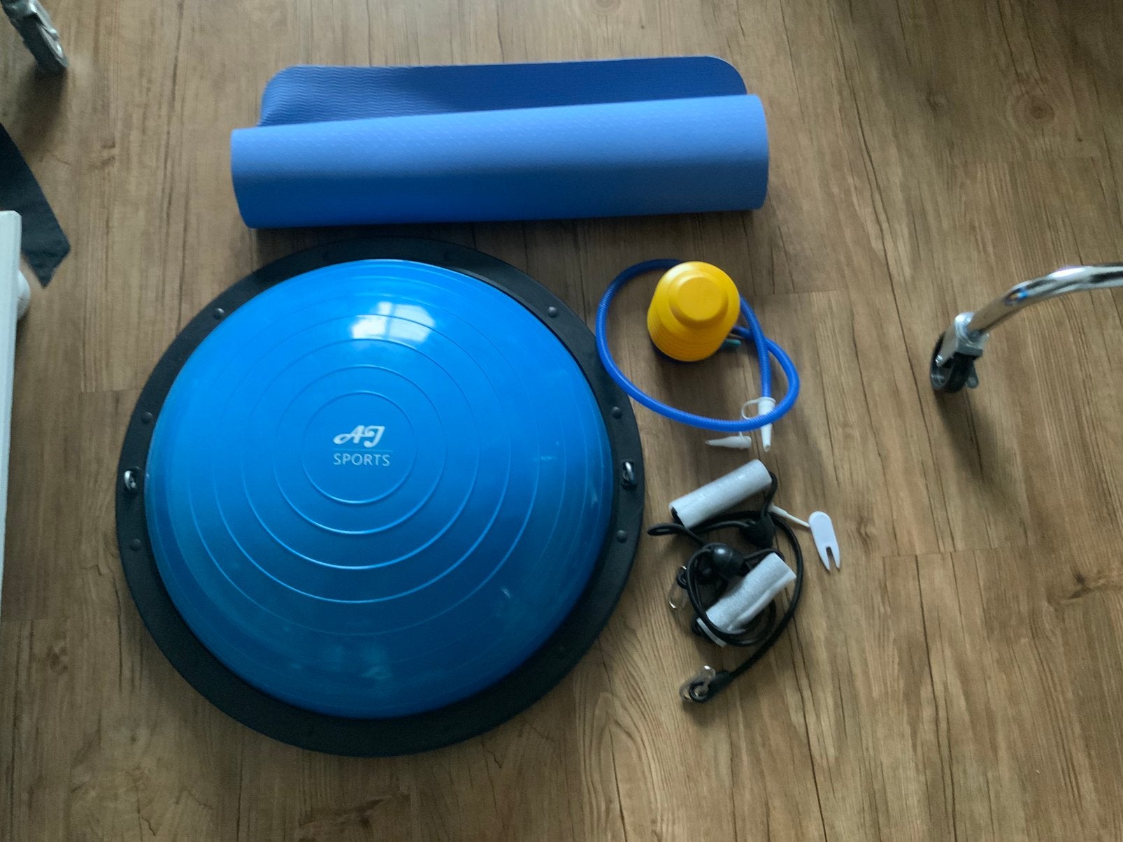 Balance board en yoga mat, Sport en Fitness, Ophalen, Zo goed als nieuw, Armen