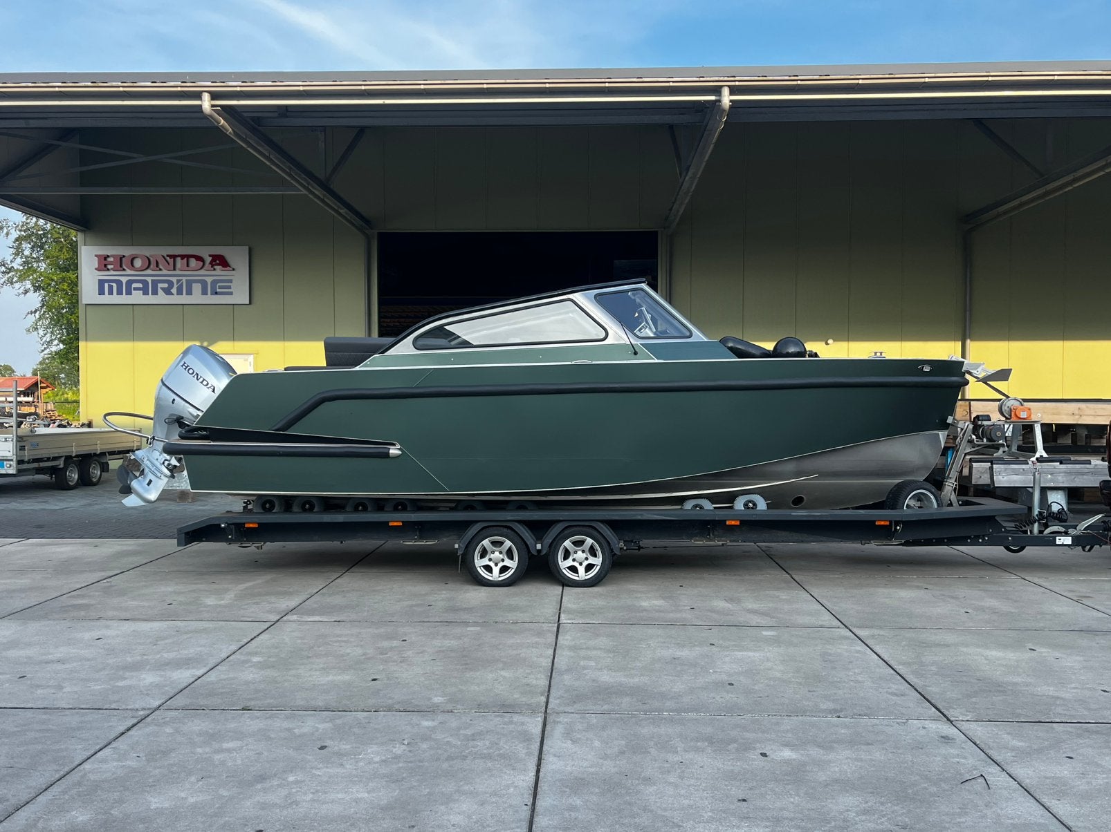 Stoere en robuuste 7 meter aluminium weekender, sportboot, Watersport en Boten, Speedboten, Ophalen of Verzenden, Zo goed als nieuw