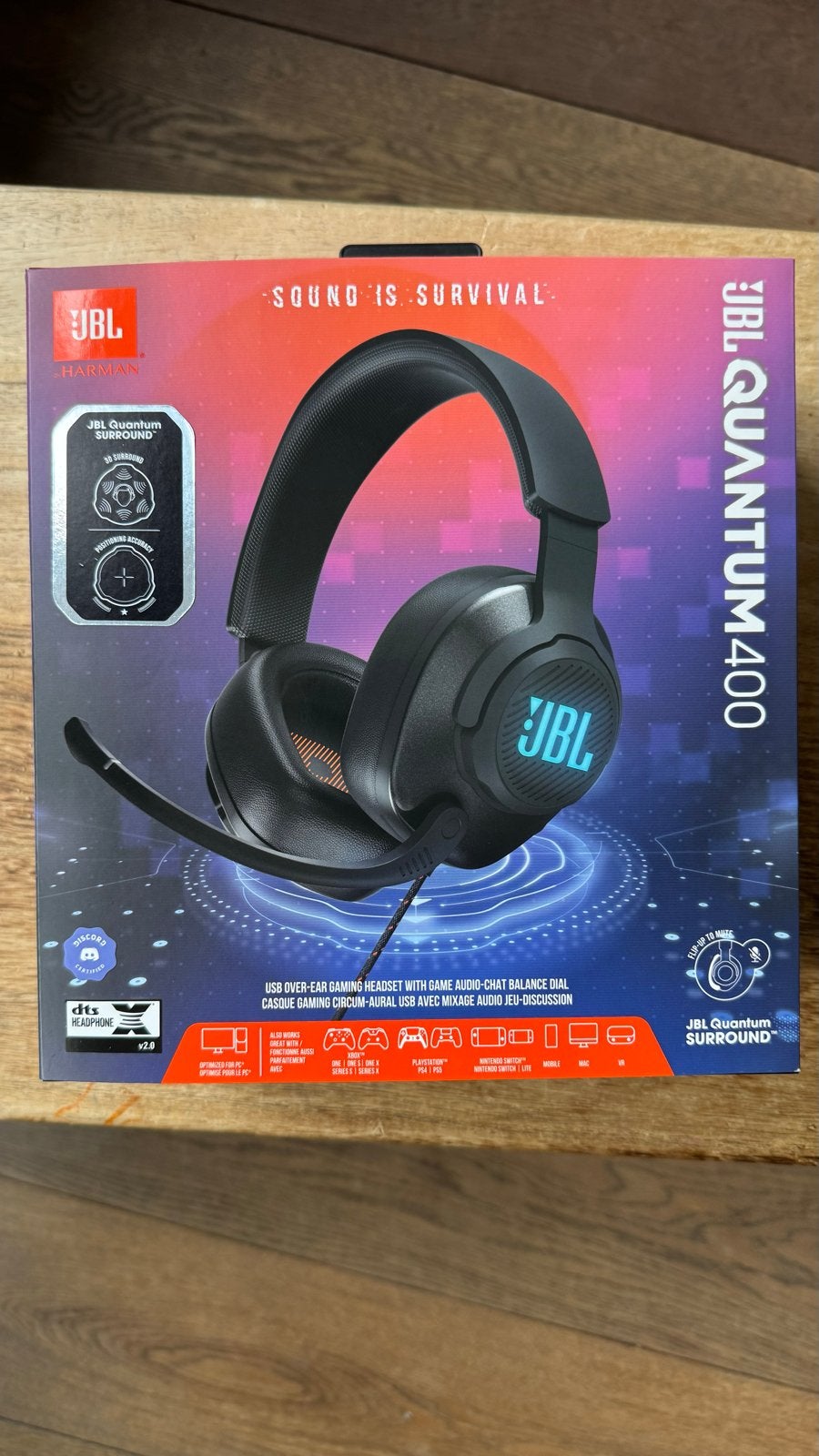 JBL Quantum 400 Gaming Headset - Zo goed als nieuw, Ophalen, Gaming, JBL, Zo goed als nieuw