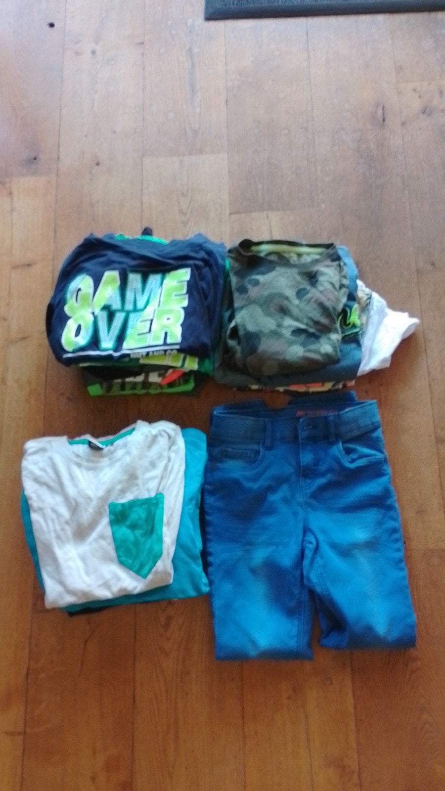 Kinderkleding pakket maten 122-128 en 140, Ophalen, Gebruikt, Overige maten